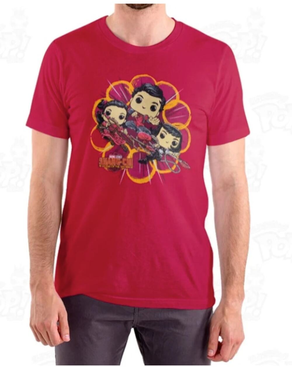 Funko Pop Marvel Shang-Chi Legend Ten Rings Red Graphic T Shirt Mens XL